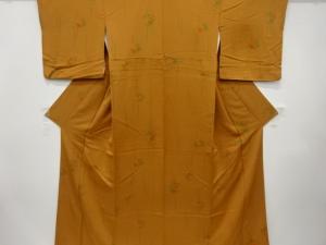 枝垂れに花丸模様　小紋着物